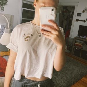 Cropped Malibu rum tshirt